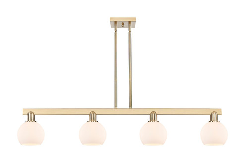 Arcadia Four Light Island Pendant in Champagne Bronze (405|716-4I-CB-G121-6)