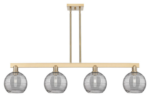Arcadia Four Light Island Pendant in Champagne Bronze (405|716-4I-CB-G1213-8SM)