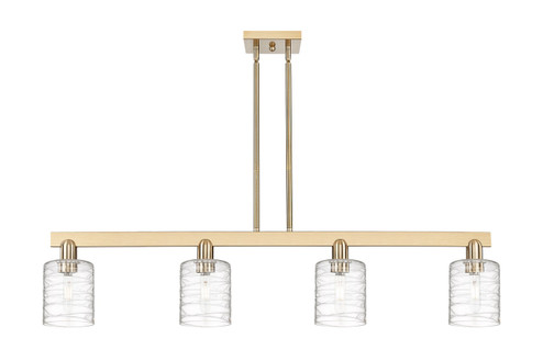 Arcadia Four Light Island Pendant in Champagne Bronze (405|716-4I-CB-G1113)