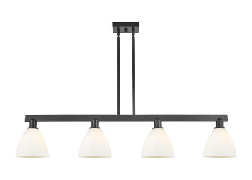 Arcadia Four Light Island Pendant in Matte Black (405|716-4I-BK-GBD-751)