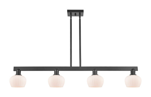 Arcadia Four Light Island Pendant in Matte Black (405|716-4I-BK-G91)