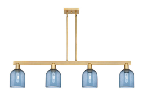 Arcadia Four Light Island Pendant in Brushed Brass (405|716-4I-BB-G558-6BL)