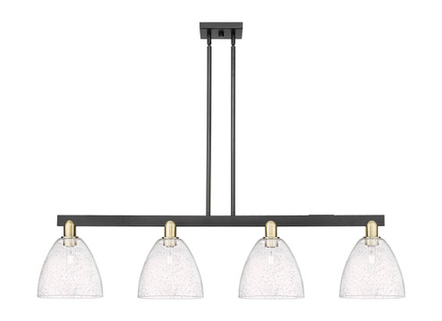 Arcadia Four Light Island Pendant in Black Antique Brass (405|716-4I-BAB-GBD-94)