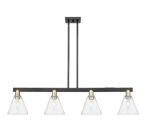 Arcadia Four Light Island Pendant in Black Antique Brass (405|716-4I-BAB-GBC-84)