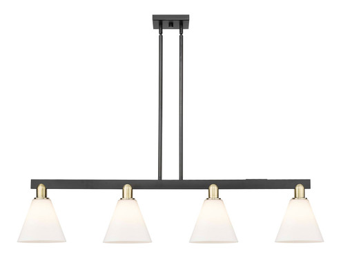 Arcadia Four Light Island Pendant in Black Antique Brass (405|716-4I-BAB-GBC-81)