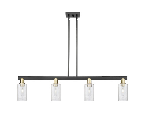 Arcadia Four Light Island Pendant in Black Antique Brass (405|716-4I-BAB-G804)
