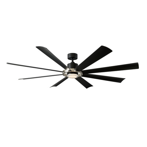 Aura 72'' Ceiling Fan in Brushed Nickel/Matte Black (441|FR-W2303-72L27BNMB)