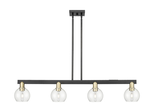 Arcadia Four Light Island Pendant in Black Antique Brass (405|716-4I-BAB-G122-6)