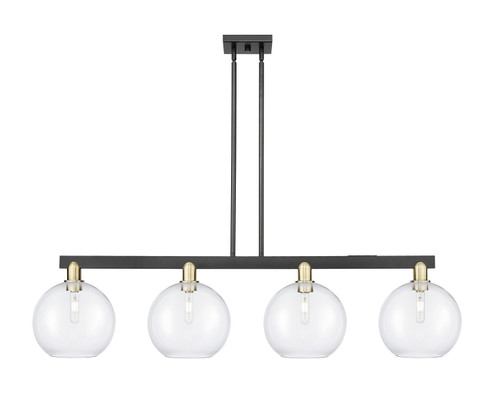 Arcadia Four Light Island Pendant in Black Antique Brass (405|716-4I-BAB-G122-10)