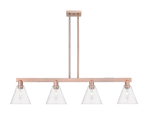 Arcadia Four Light Island Pendant in Antique Copper (405|716-4I-AC-GBC-82)