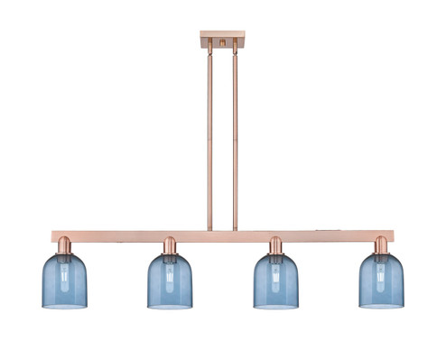 Arcadia Four Light Island Pendant in Antique Copper (405|716-4I-AC-G558-6BL)
