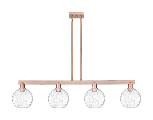 Arcadia Four Light Island Pendant in Antique Copper (405|716-4I-AC-G1215-8)