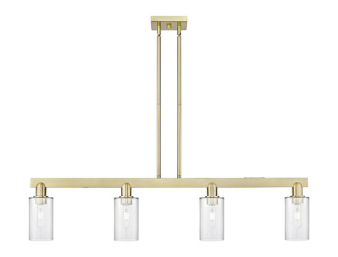 Arcadia Four Light Island Pendant in Antique Brass (405|716-4I-AB-G802)