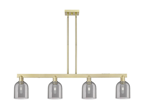 Arcadia Four Light Island Pendant in Antique Brass (405|716-4I-AB-G558-6SM)