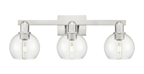 Arcadia Three Light Bath Vanity in Brushed Satin Nickel (405|716-3W-SN-G122-6)