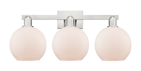 Arcadia Three Light Bath Vanity in Brushed Satin Nickel (405|716-3W-SN-G121-8)