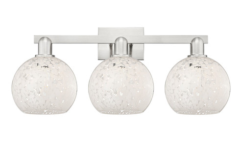 Arcadia Three Light Bath Vanity in Brushed Satin Nickel (405|716-3W-SN-G1216-8WM)