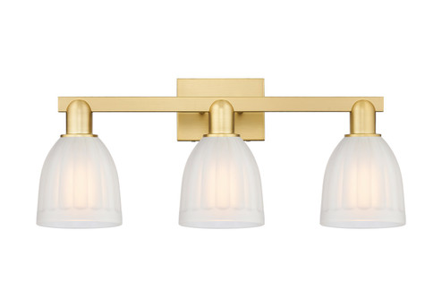 Arcadia Three Light Bath Vanity in Satin Gold (405|716-3W-SG-G441)
