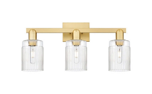 Arcadia Three Light Bath Vanity in Satin Gold (405|716-3W-SG-G342)