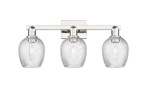Arcadia Three Light Bath Vanity in Polished Nickel (405|716-3W-PN-G292)