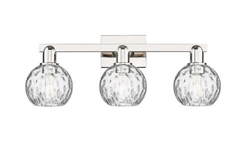 Arcadia Three Light Bath Vanity in Polished Nickel (405|716-3W-PN-G1215-6)