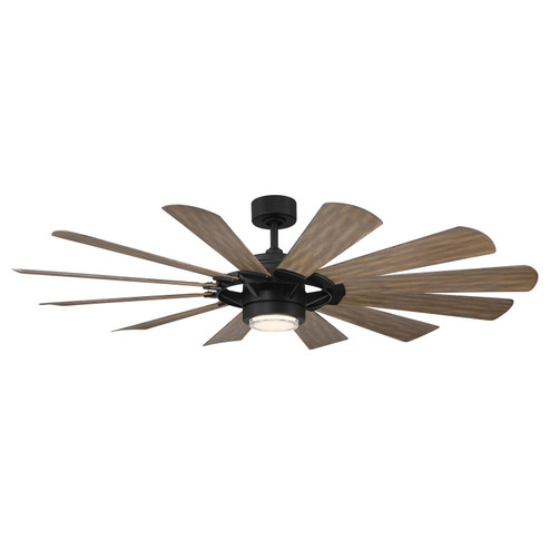 Wynd Mill 65'' Ceiling Fan in Matte Black/Barn Wood (441|FR-W2201-65L35MBBW)