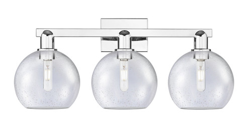 Arcadia Three Light Bath Vanity in Polished Chrome (405|716-3W-PC-G124-8)