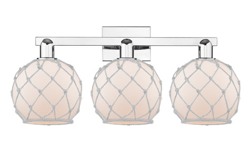 Arcadia Three Light Bath Vanity in Polished Chrome (405|716-3W-PC-G121-8RW)