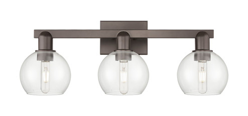 Arcadia Three Light Bath Vanity in Oil Rubbed Bronze (405|716-3W-OB-G122-6)