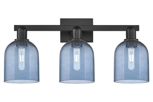 Arcadia Three Light Bath Vanity in Matte Black (405|716-3W-BK-G558-6BL)