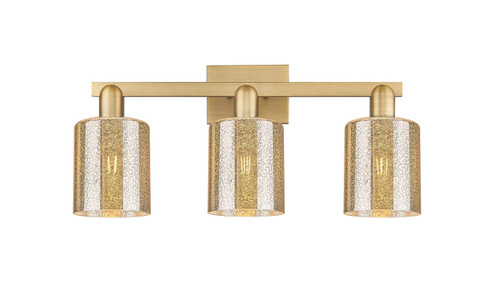 Arcadia Three Light Bath Vanity in Brushed Brass (405|716-3W-BB-G116)