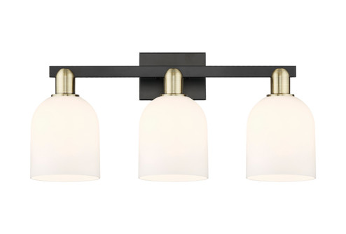 Arcadia Three Light Bath Vanity in Black Antique Brass (405|716-3W-BAB-G558-6GWH)