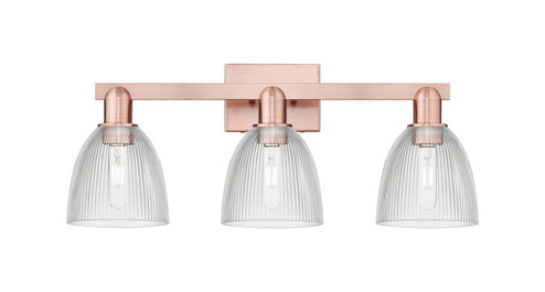 Arcadia Three Light Bath Vanity in Antique Copper (405|716-3W-AC-G382)