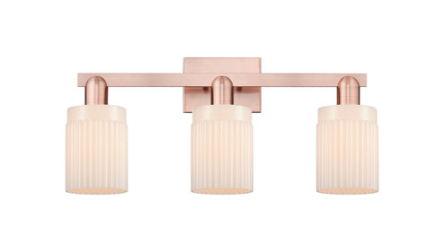 Arcadia Three Light Bath Vanity in Antique Copper (405|716-3W-AC-G341)