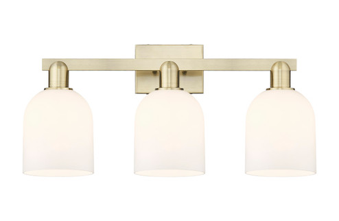 Arcadia Three Light Bath Vanity in Antique Brass (405|716-3W-AB-G558-6GWH)