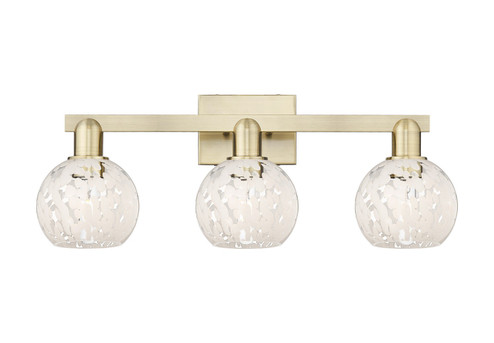 Arcadia Three Light Bath Vanity in Antique Brass (405|716-3W-AB-G1216-6WM)