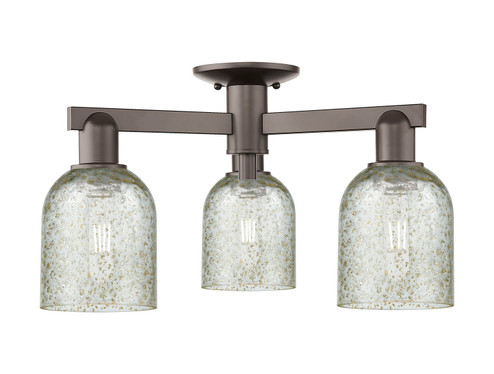 Arcadia Three Light Semi-Flush Mount in Oil Rubbed Bronze (405|716-3F-OB-G259)