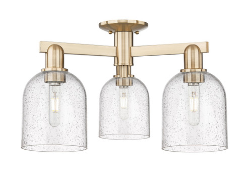 Arcadia Three Light Semi-Flush Mount in Champagne Bronze (405|716-3F-CB-G558-6SDY)