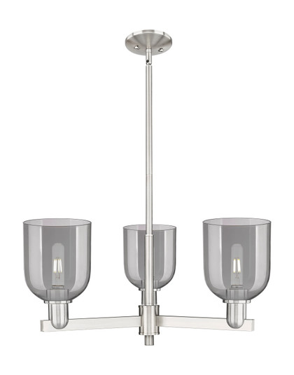 Arcadia Three Light Pendant in Satin Nickel (405|716-3CR-SN-G558-6SM)