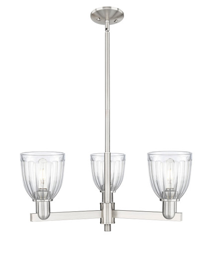 Arcadia Three Light Pendant in Satin Nickel (405|716-3CR-SN-G442)