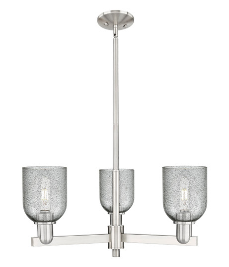 Arcadia Three Light Pendant in Satin Nickel (405|716-3CR-SN-G257)