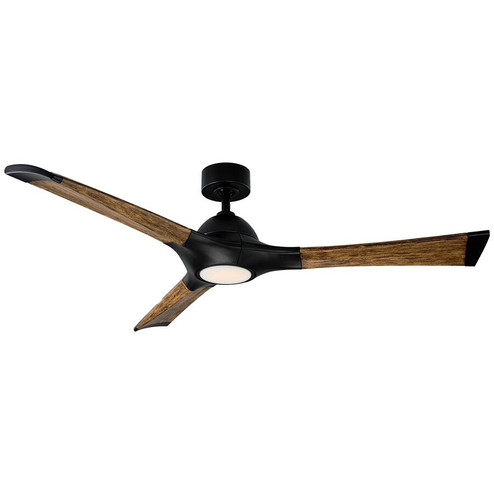 Woody 60'' Ceiling Fan in Matte Black/Distressed Koa (441|FR-W1814-60L27MBDK)