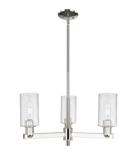 Arcadia Three Light Pendant in Polished Nickel (405|716-3CR-PN-G804)