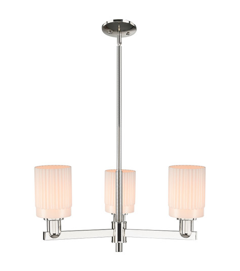 Arcadia Three Light Pendant in Polished Nickel (405|716-3CR-PN-G341)