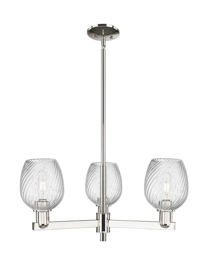 Arcadia Three Light Pendant in Polished Nickel (405|716-3CR-PN-G292)