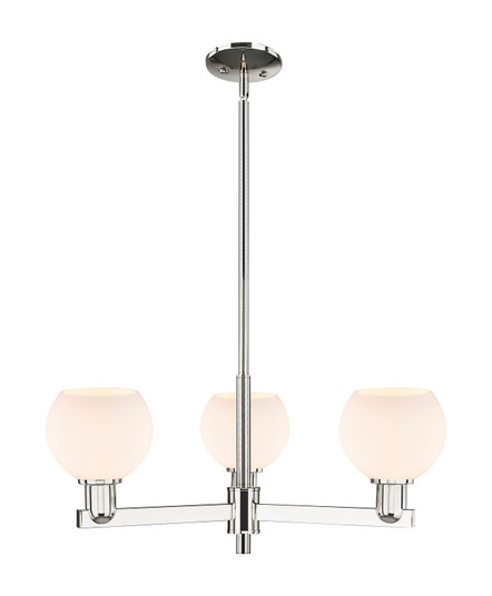 Arcadia Three Light Pendant in Polished Nickel (405|716-3CR-PN-G121-6)