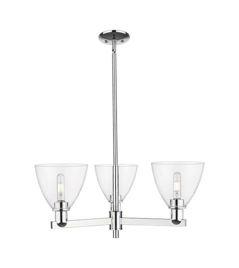 Arcadia Three Light Pendant in Polished Chrome (405|716-3CR-PC-GBD-752)