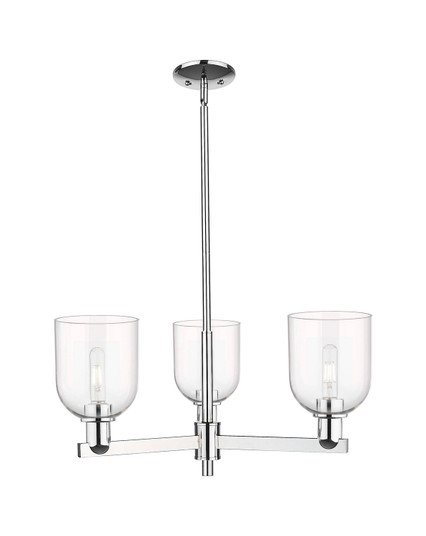 Arcadia Three Light Pendant in Polished Chrome (405|716-3CR-PC-G558-6CL)