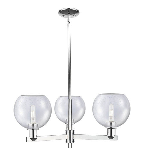 Arcadia Three Light Pendant in Polished Chrome (405|716-3CR-PC-G124-8)