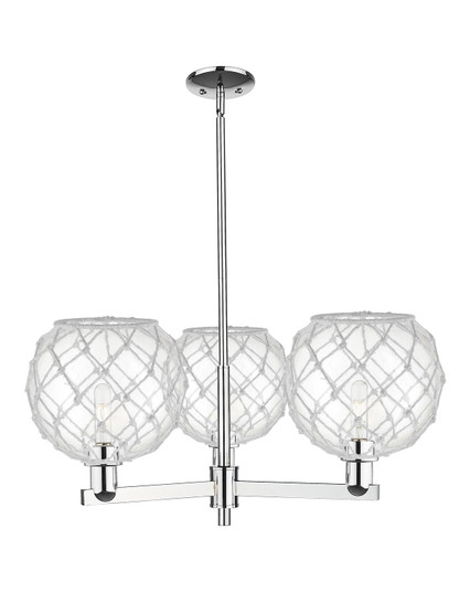 Arcadia Three Light Pendant in Polished Chrome (405|716-3CR-PC-G122-10RW)